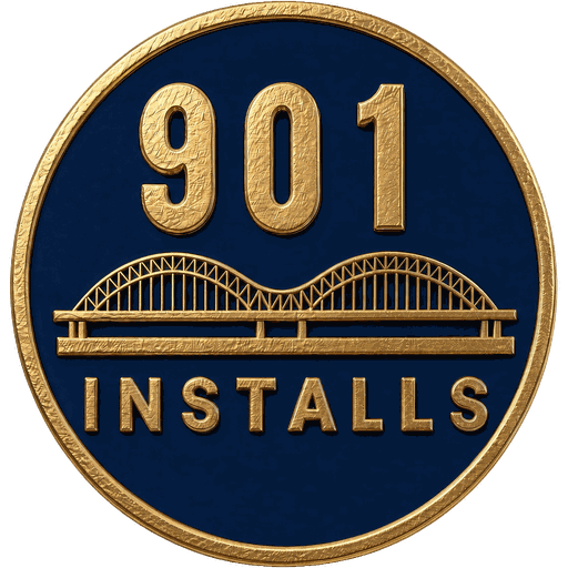 901 Installs badge logo